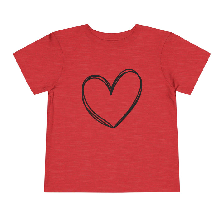 Heart - Toddler Short Sleeve Tee