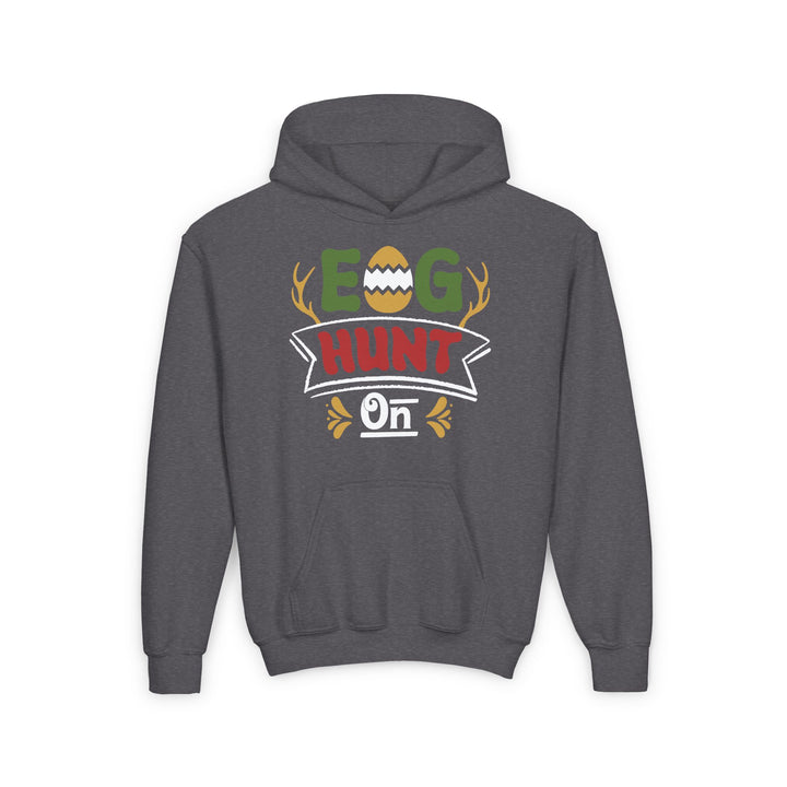 Egg Hunt - Youth Heavy Blend Hooded Sweatshirt