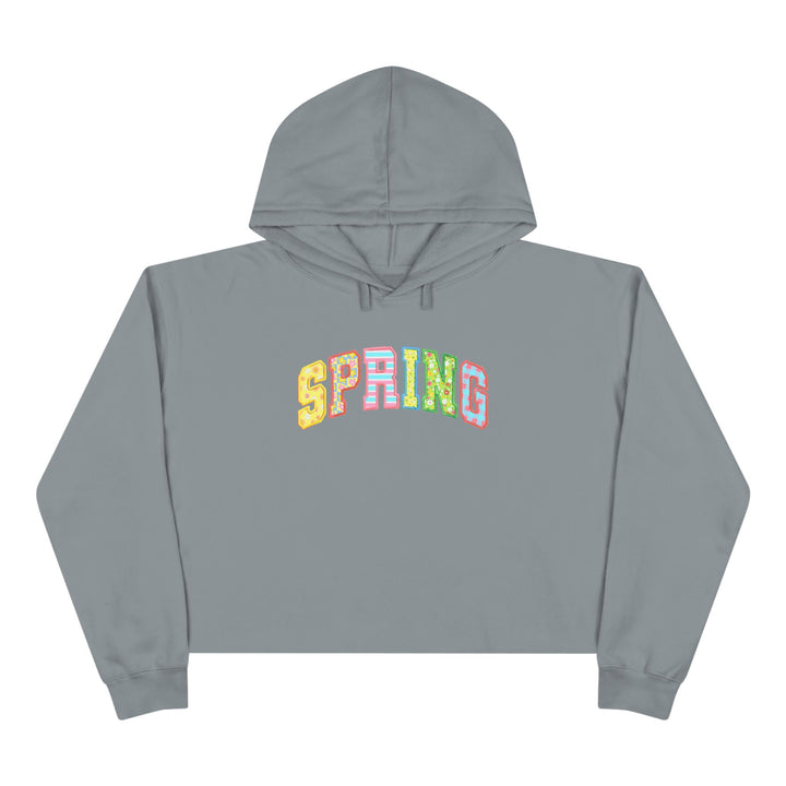 Spring Quilt - Crop Hoodie
