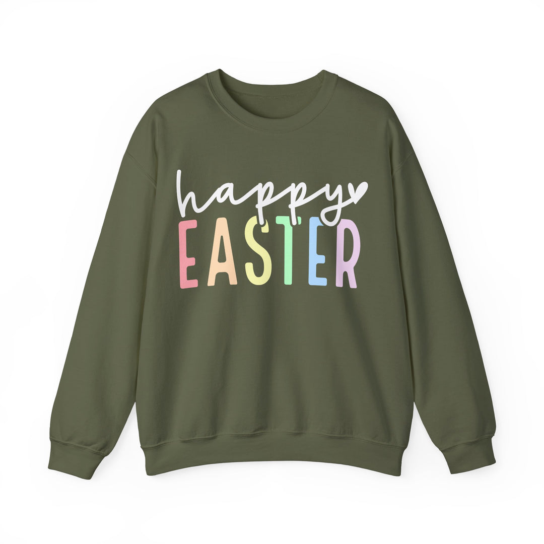 Pastel Happy Easter - Unisex Heavy Blend™ Crewneck Sweatshirt