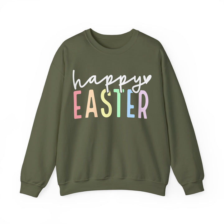 Pastel Happy Easter - Unisex Heavy Blend™ Crewneck Sweatshirt