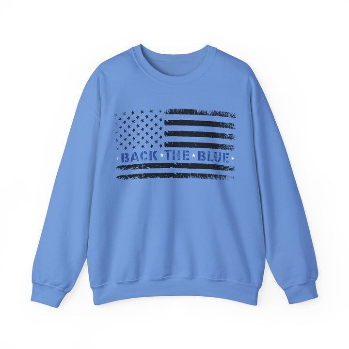 Back The Blue - Unisex Heavy Blend™ Crewneck Sweatshirt