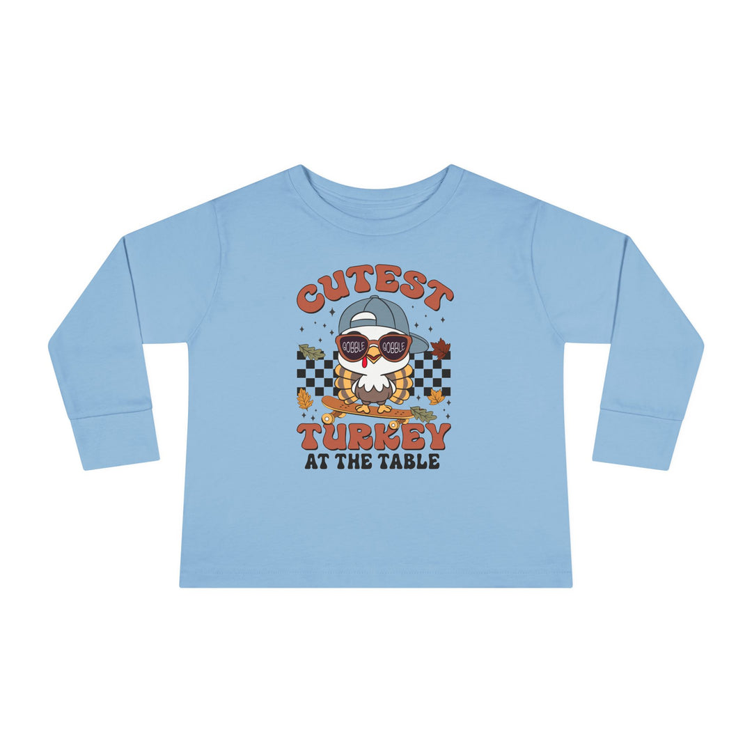 Cutest turkey Boys - Toddler Long Sleeve Tee