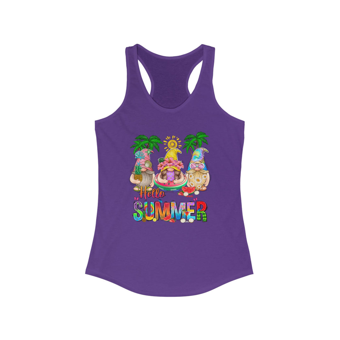Summer Gnomes - Women's Ideal Racerback Tank