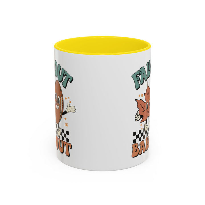Falls Out Balls Out - Accent Coffee Mug (11, 15oz)