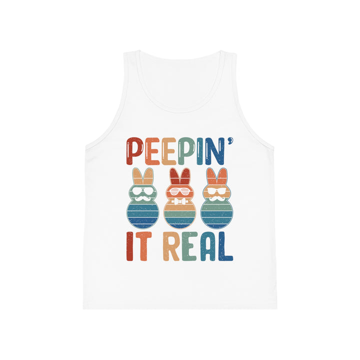 Peepin It Real - Kid's Jersey Tank Top