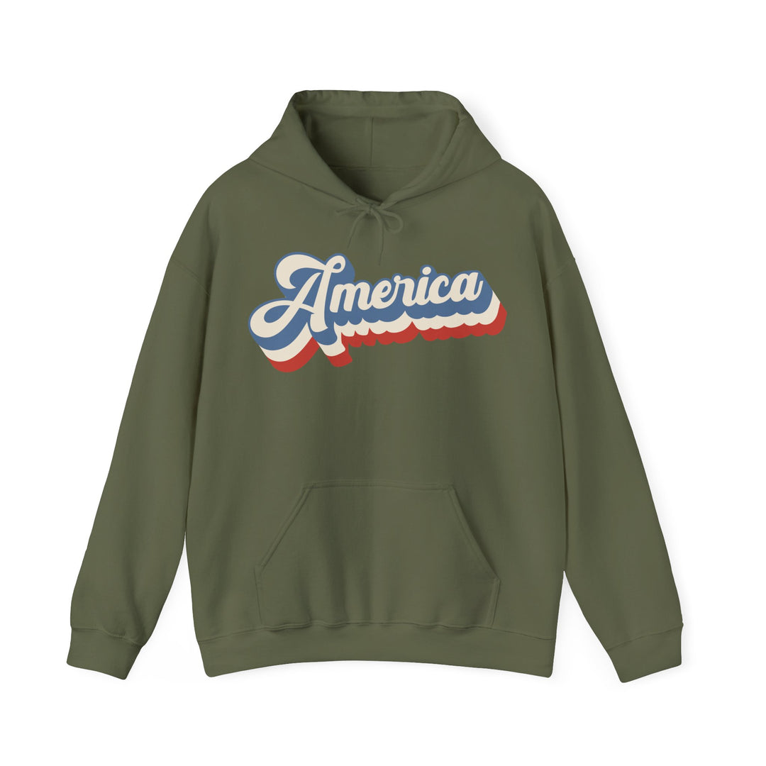 Retro America - Unisex Heavy Blend™ Hooded Sweatshirt