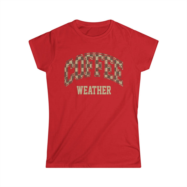 Coffee Weather - Women's Softstyle Tee
