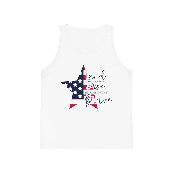 Land Of The Free - Kid's Jersey Tank Top