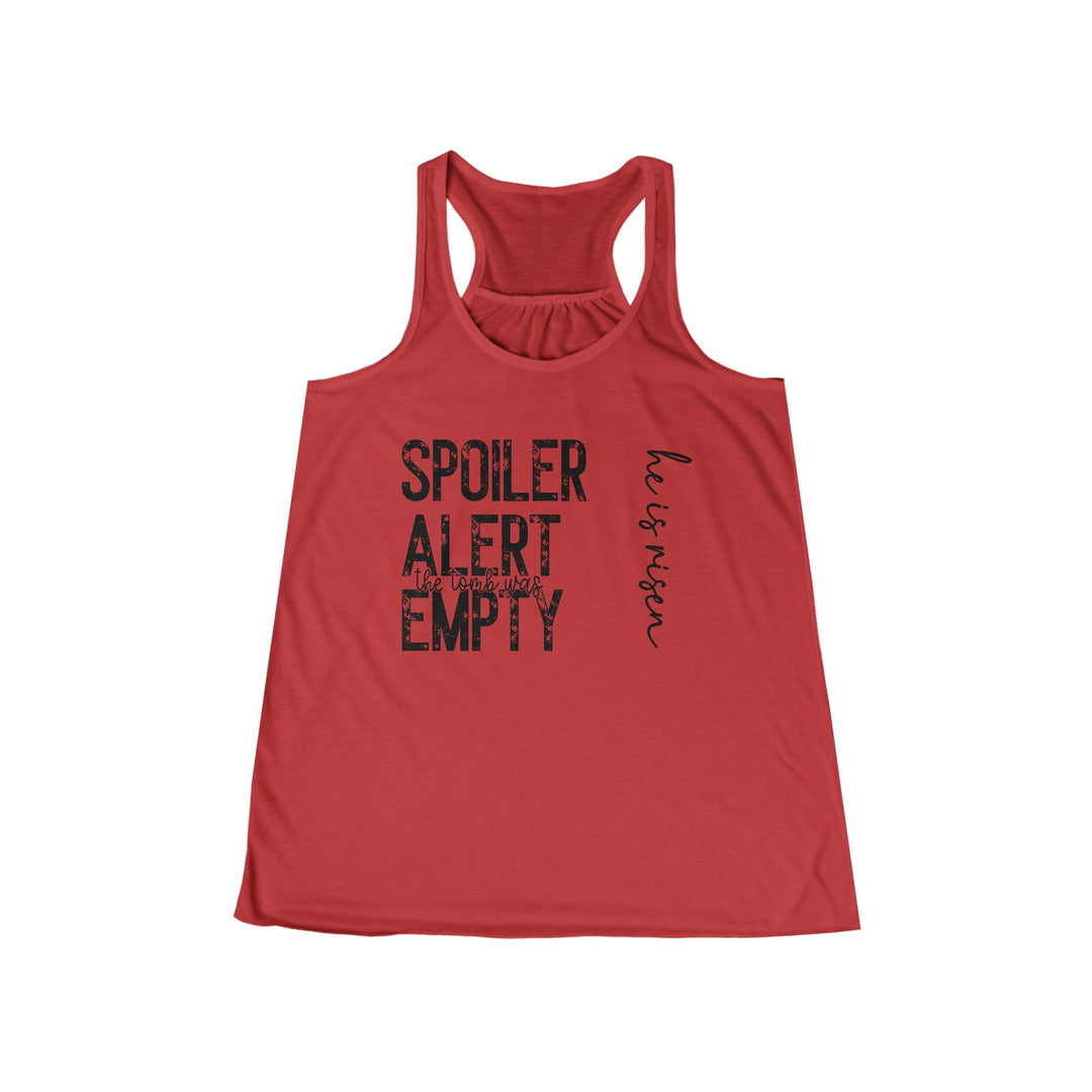 Spoiler Alert - Women's Flowy Racerback Tank