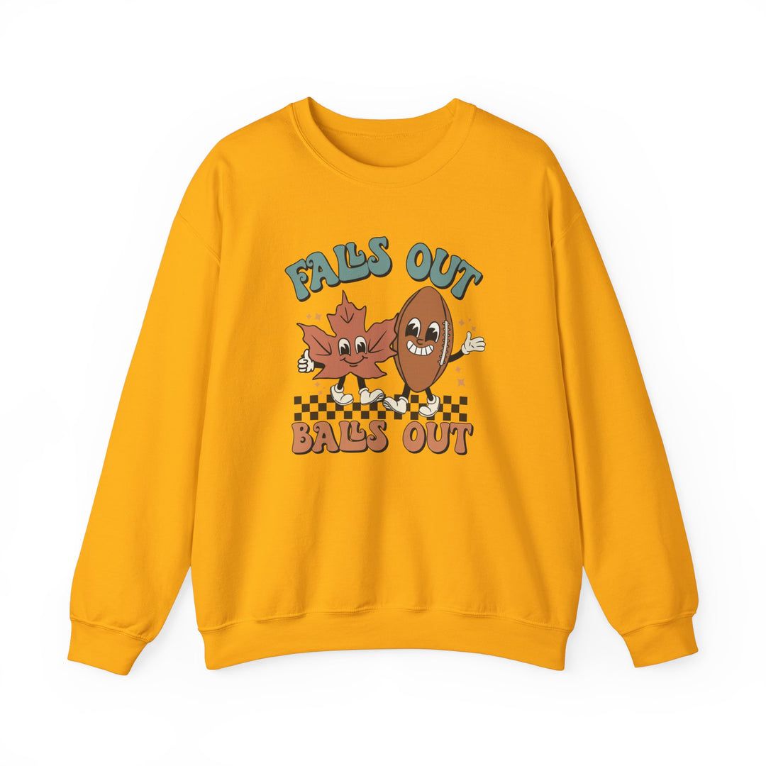 Falls Out Balls Out - Unisex Heavy Blend™ Crewneck Sweatshirt