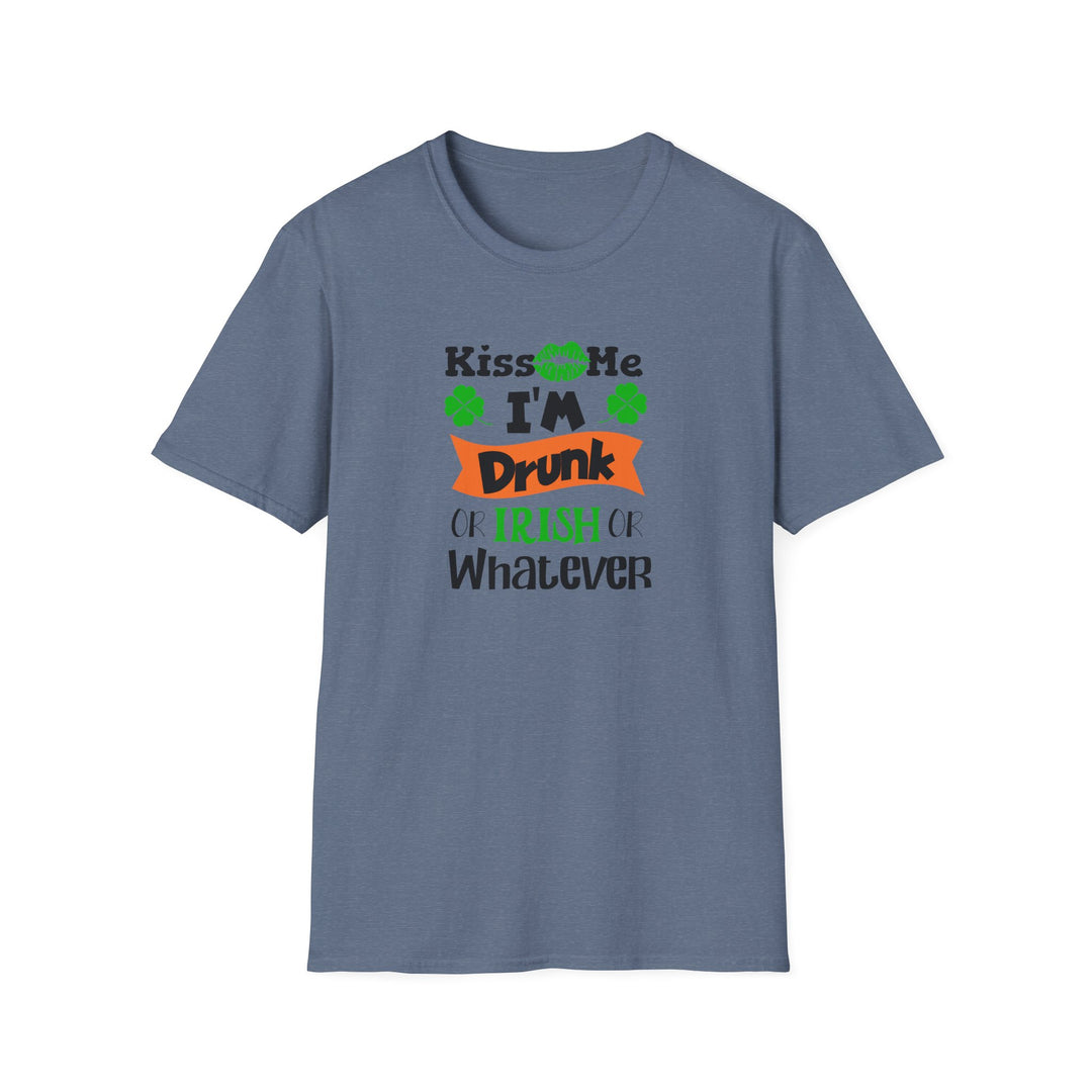 Kiss Me I'm Drunk - Unisex Softstyle T-Shirt