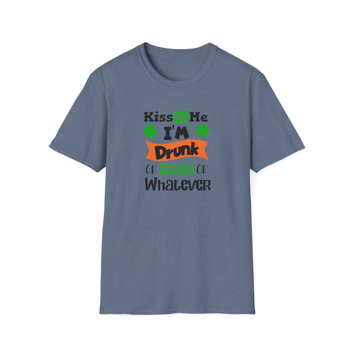Kiss Me I'm Drunk - Unisex Softstyle T-Shirt