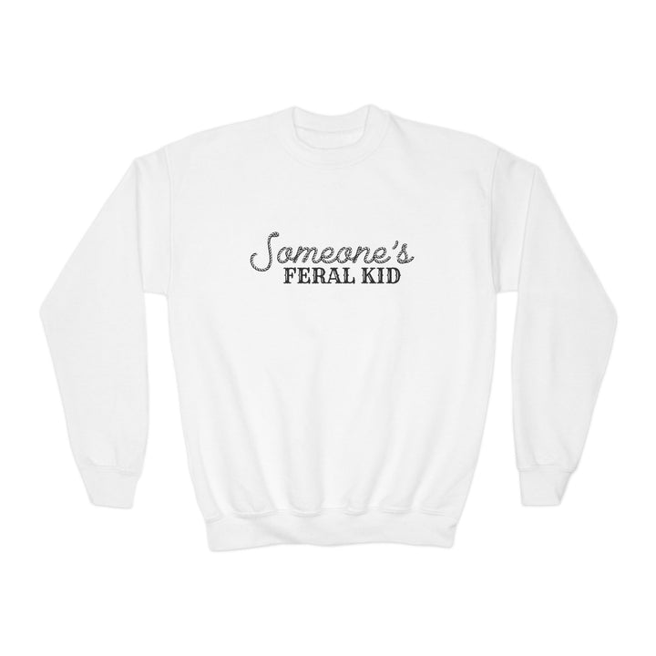 Someone's Feral Kid - Youth Crewneck Sweatshirt