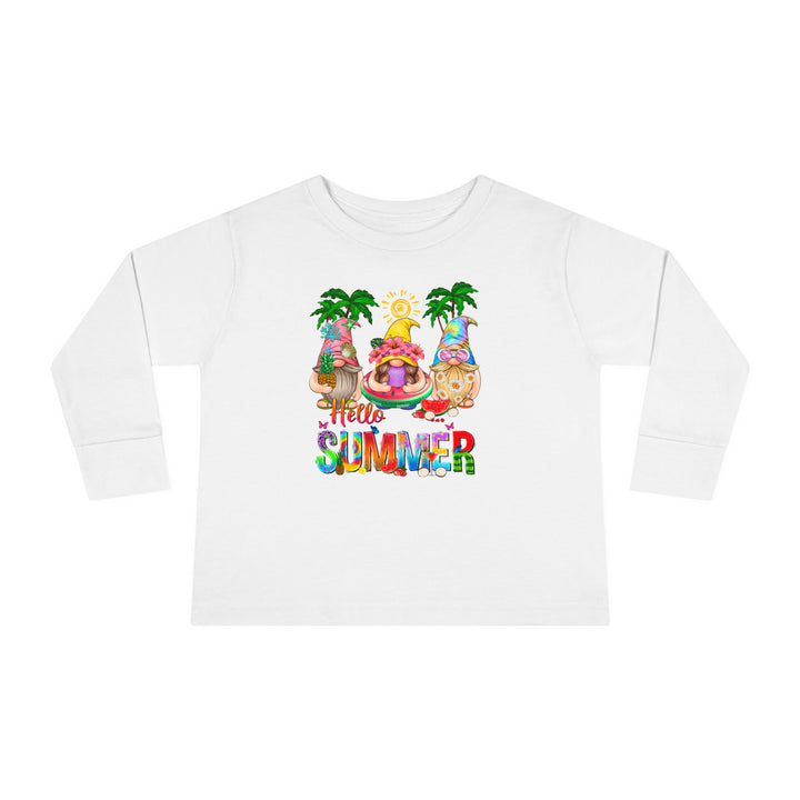 Summer Gnomes - Toddler Long Sleeve Tee