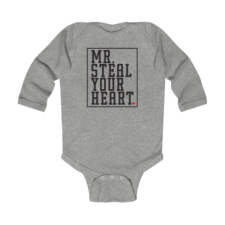 Mr. Steal Your Heart - Infant Long Sleeve Bodysuit
