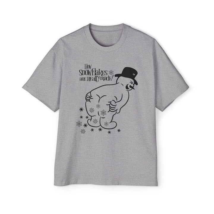How Snowflakes Are Made - Men's Heavy Oversized Tee