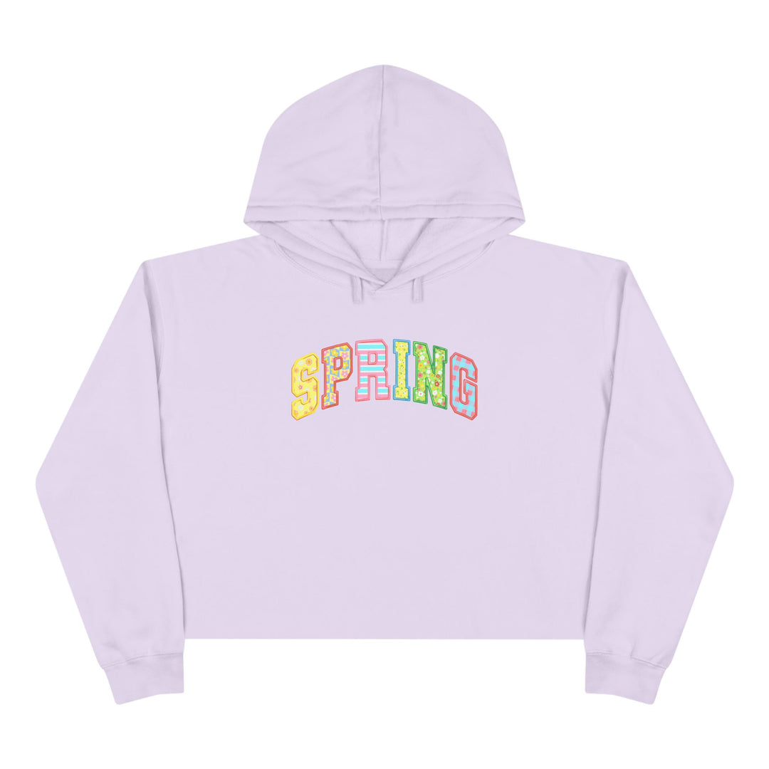 Spring Quilt - Crop Hoodie