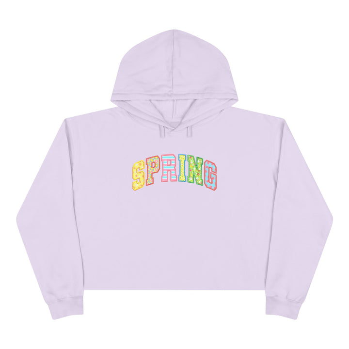Spring Quilt - Crop Hoodie