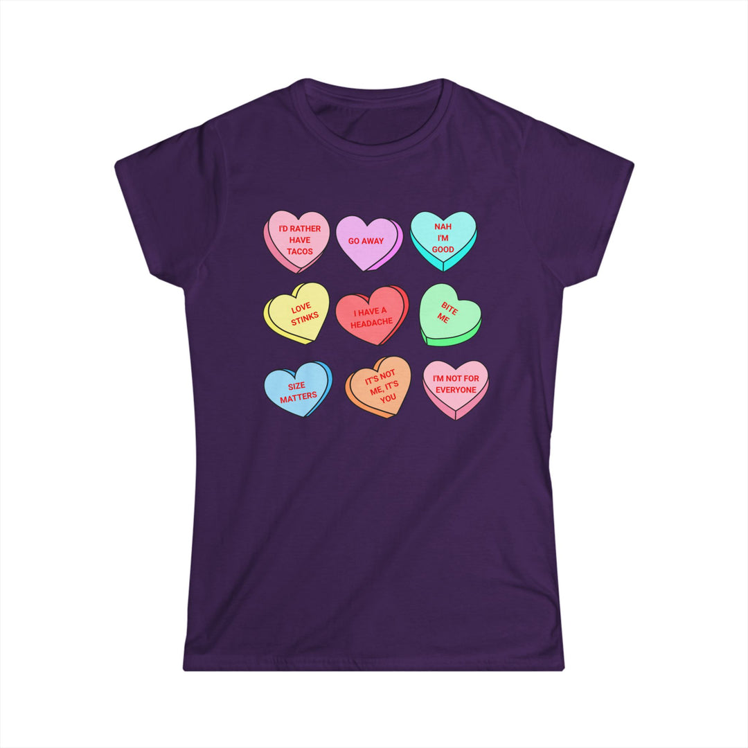 Conversation Hearts -Women's Softstyle Tee