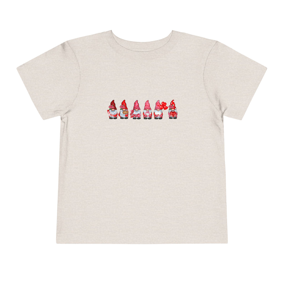 Valentines Gnomes - Toddler Short Sleeve Tee