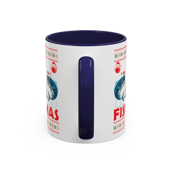 Merry Fishmas - Accent Coffee Mug (11, 15oz)