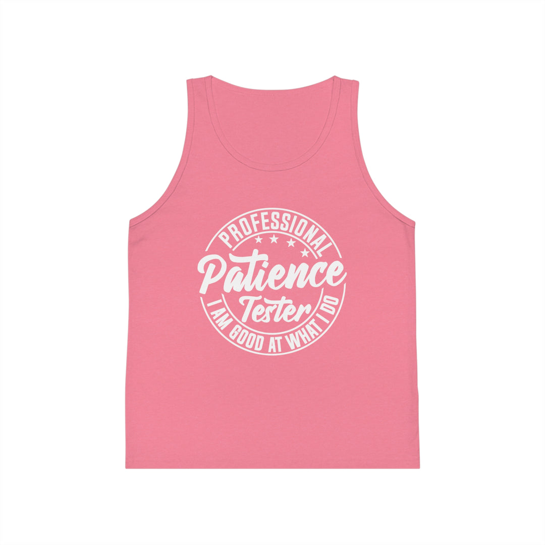 Professional Patience Tester - Kid's Jersey Tank Top