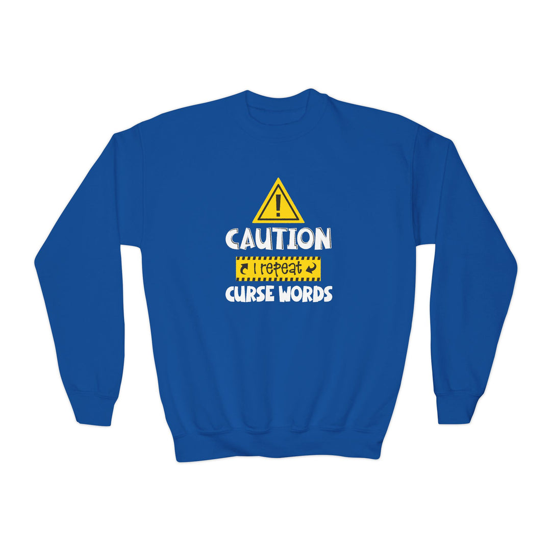Caution - Youth Crewneck Sweatshirt