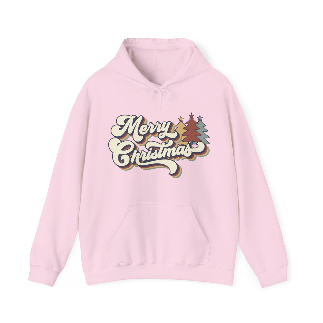 Retro Merry Christmas - Unisex Heavy Blend™ Hooded Sweatshirt