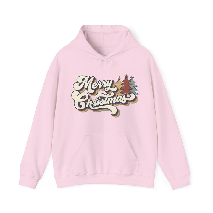 Retro Merry Christmas - Unisex Heavy Blend™ Hooded Sweatshirt