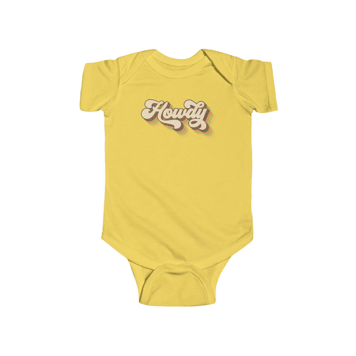 Howdy - Infant Fine Jersey Bodysuit