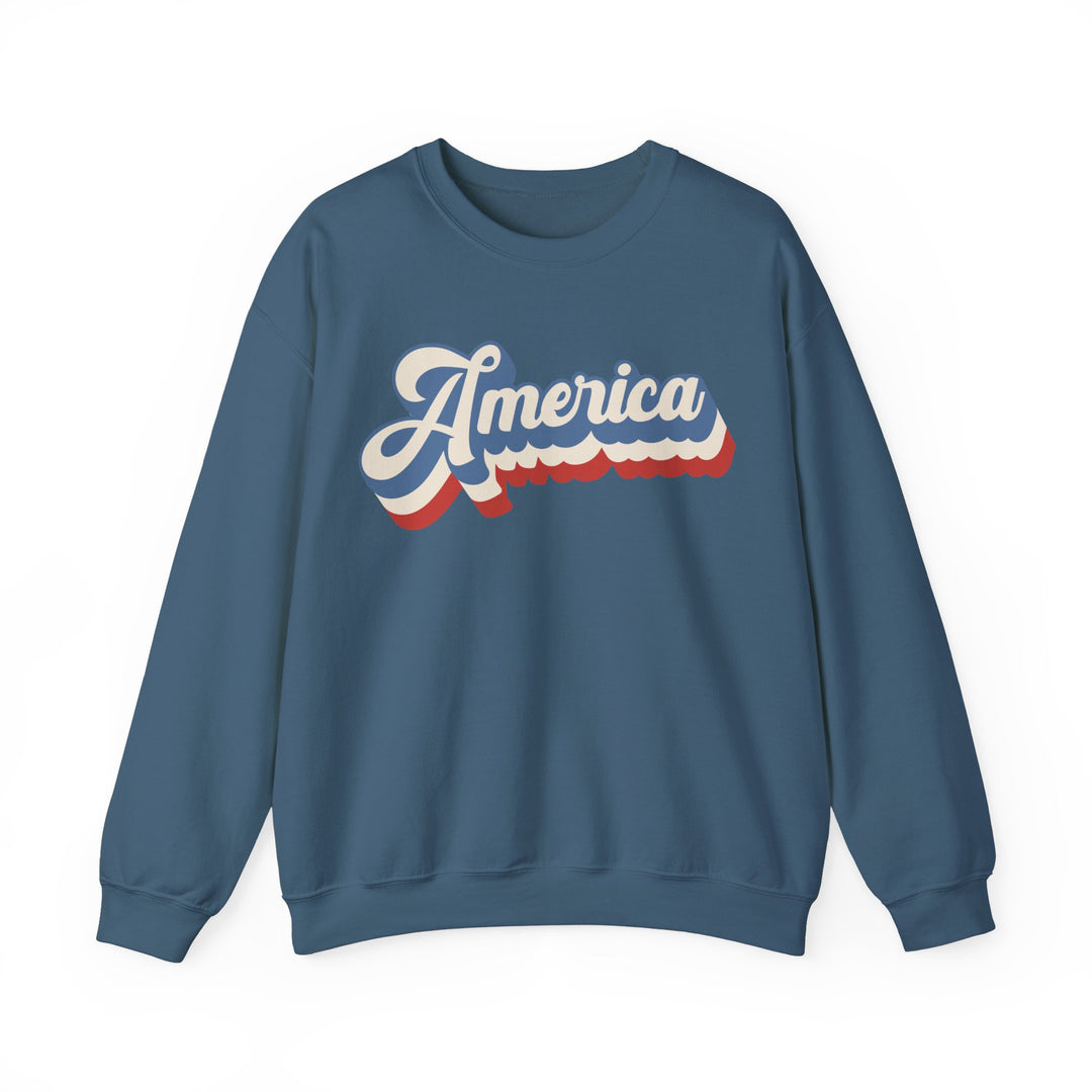 Retro America - Unisex Heavy Blend™ Crewneck Sweatshirt