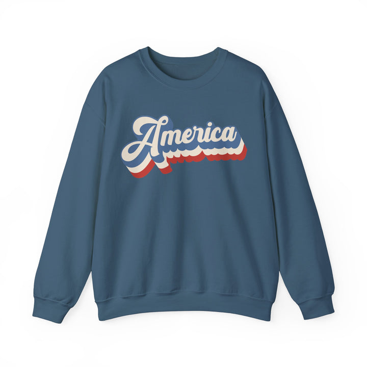 Retro America - Unisex Heavy Blend™ Crewneck Sweatshirt