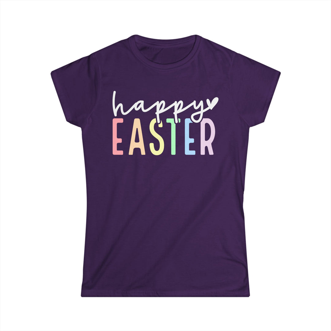 Pastel Happy Easter - Women's Softstyle Tee