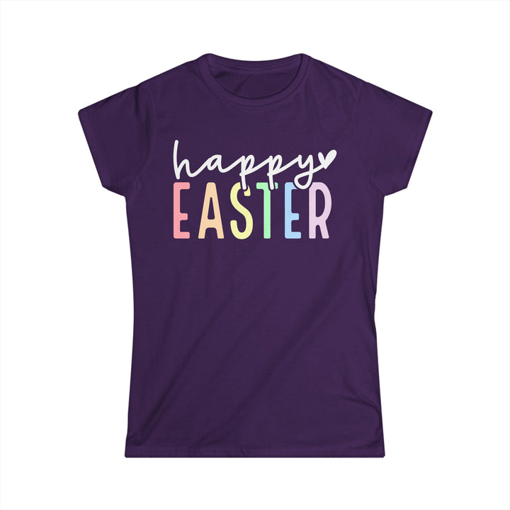 Pastel Happy Easter - Women's Softstyle Tee