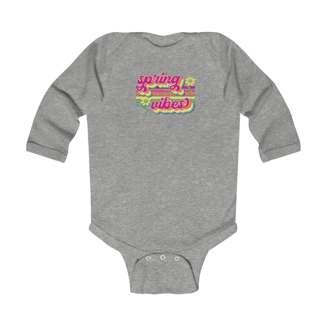 Spring Vibes Retro - Infant Long Sleeve Bodysuit