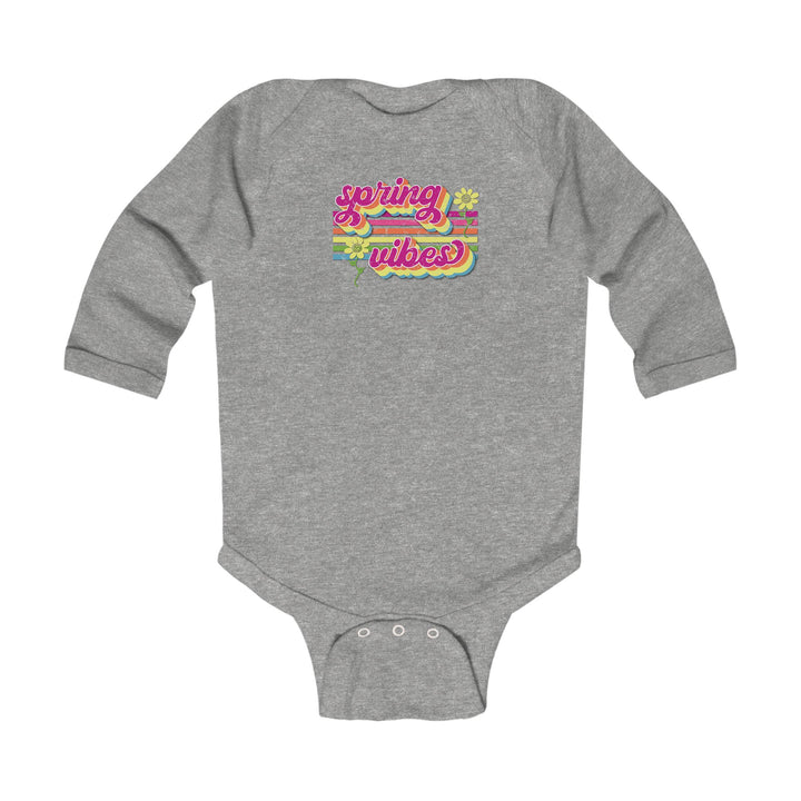 Spring Vibes Retro - Infant Long Sleeve Bodysuit
