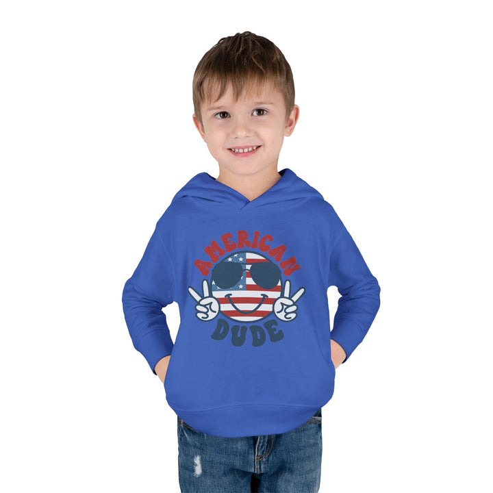 American Dude - Toddler Pullover Fleece Hoodie