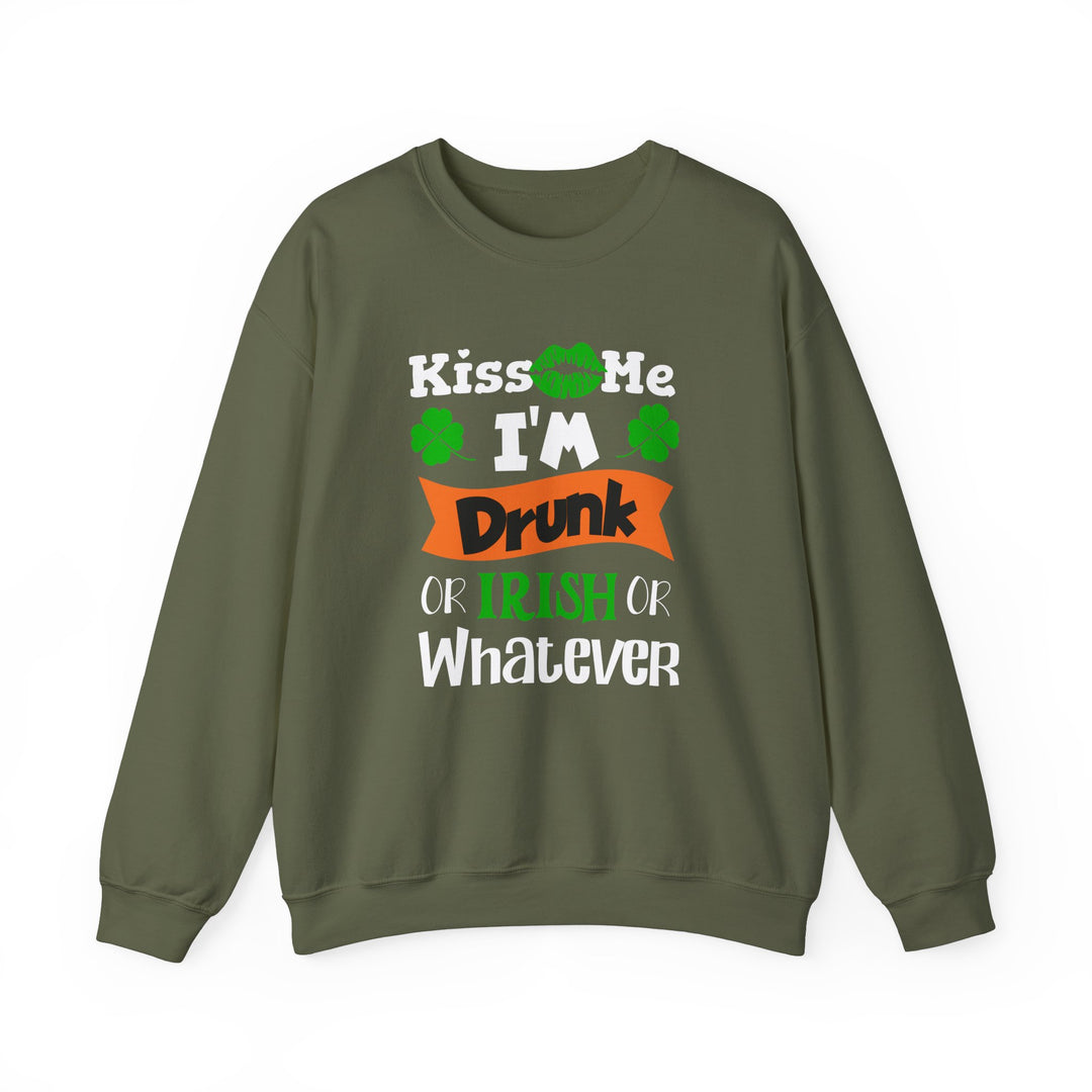 Kiss Me I'm Drunk - Unisex Heavy Blend™ Crewneck Sweatshirt
