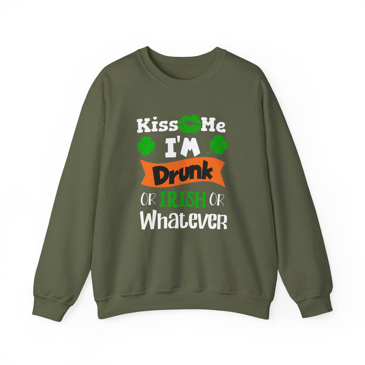 Kiss Me I'm Drunk - Unisex Heavy Blend™ Crewneck Sweatshirt