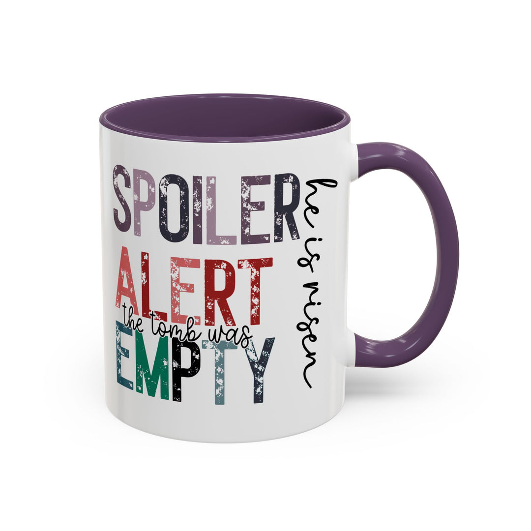 Spoiler Alert - Accent Coffee Mug (11, 15oz)