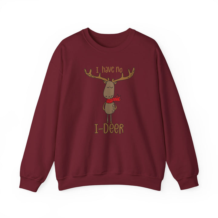 I Have No I-Deer - Unisex Heavy Blend™ Crewneck Sweatshirt