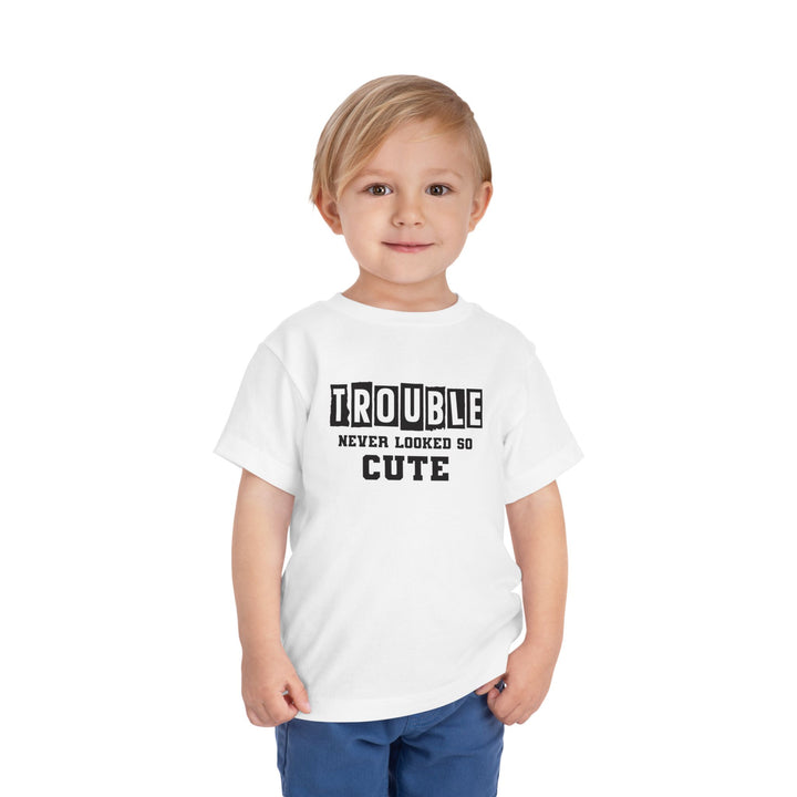Trouble Never Looked So Cute - Toddler Short Sleeve Tee
