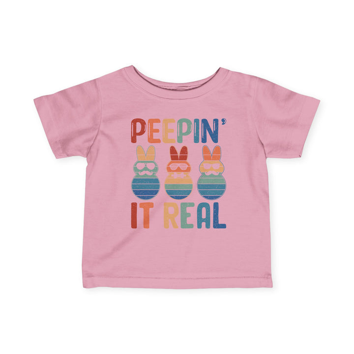 Peepin It Real - Infant Fine Jersey Tee
