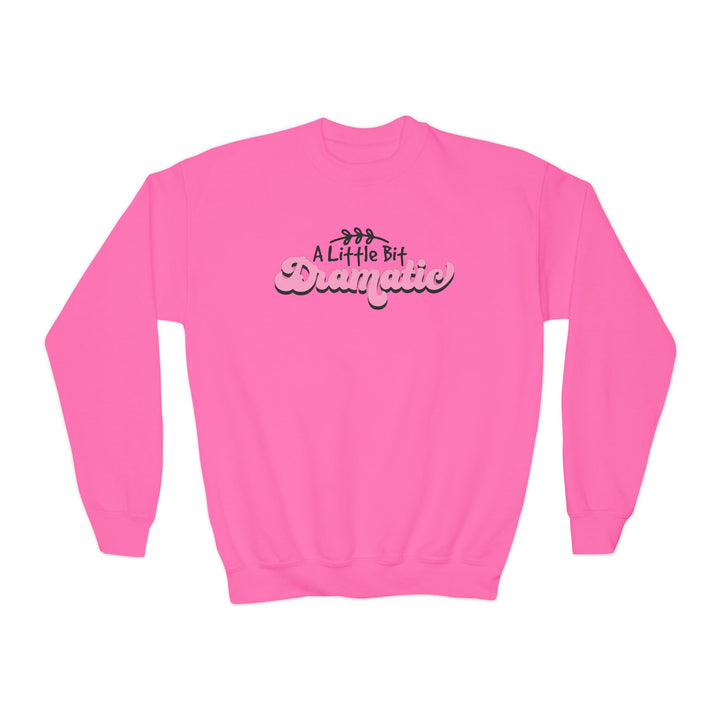 Little Bit Dramatic - Youth Crewneck Sweatshirt