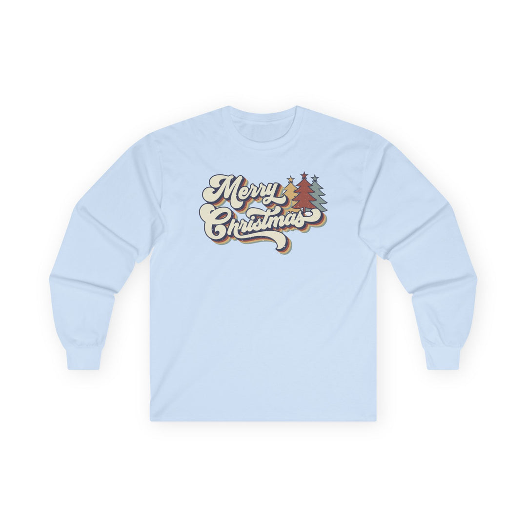 Retro Merry Christmas - Unisex Ultra Cotton Long Sleeve Tee
