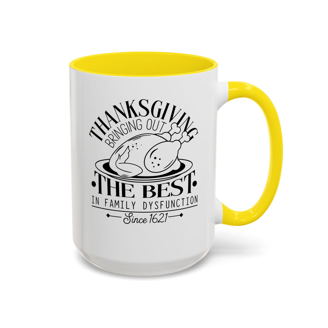Family Dysfunction - Accent Coffee Mug (11, 15oz)