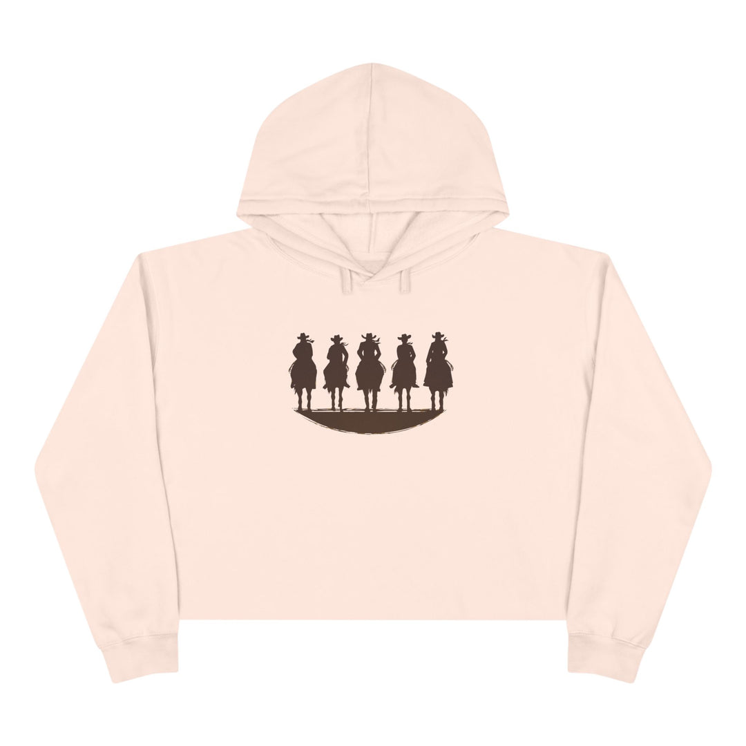 Cowboy Silhouette - Crop Hoodie