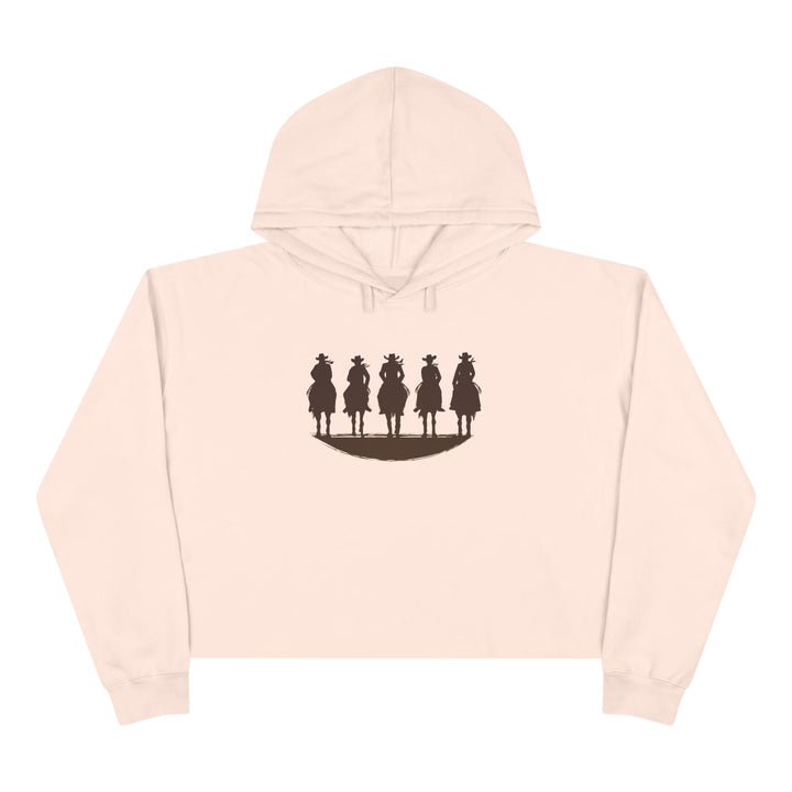 Cowboy Silhouette - Crop Hoodie