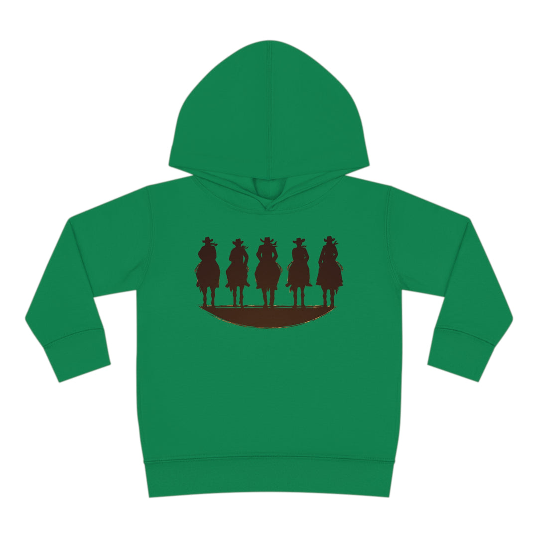 Cowboy Silhouette - Toddler Pullover Fleece Hoodie